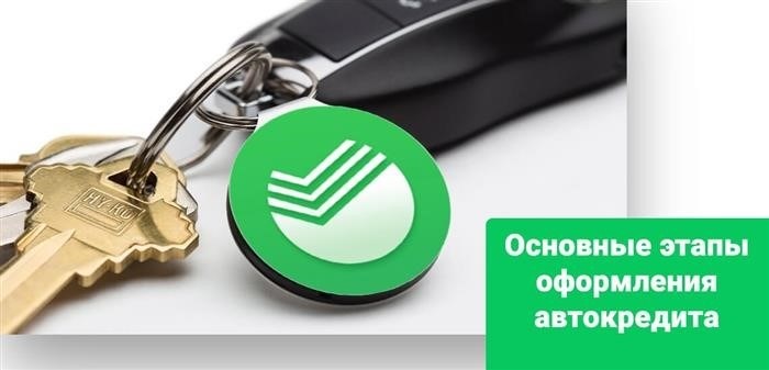 Автокредитование от Сбербанка пошагово