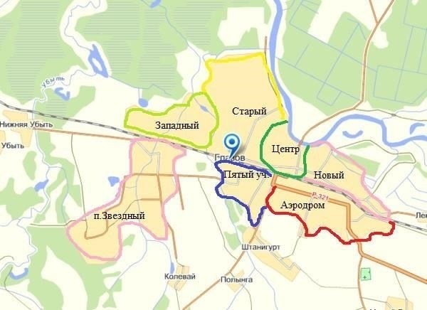 Географическое положение и инфраструктура Глазова