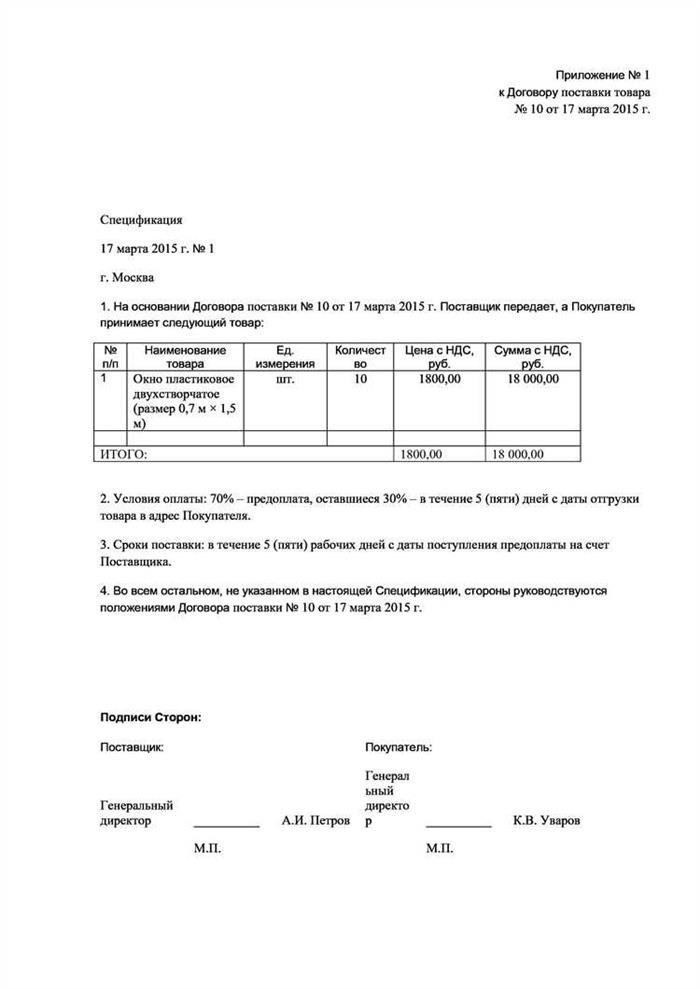 Когда можно обойтись без спецификации