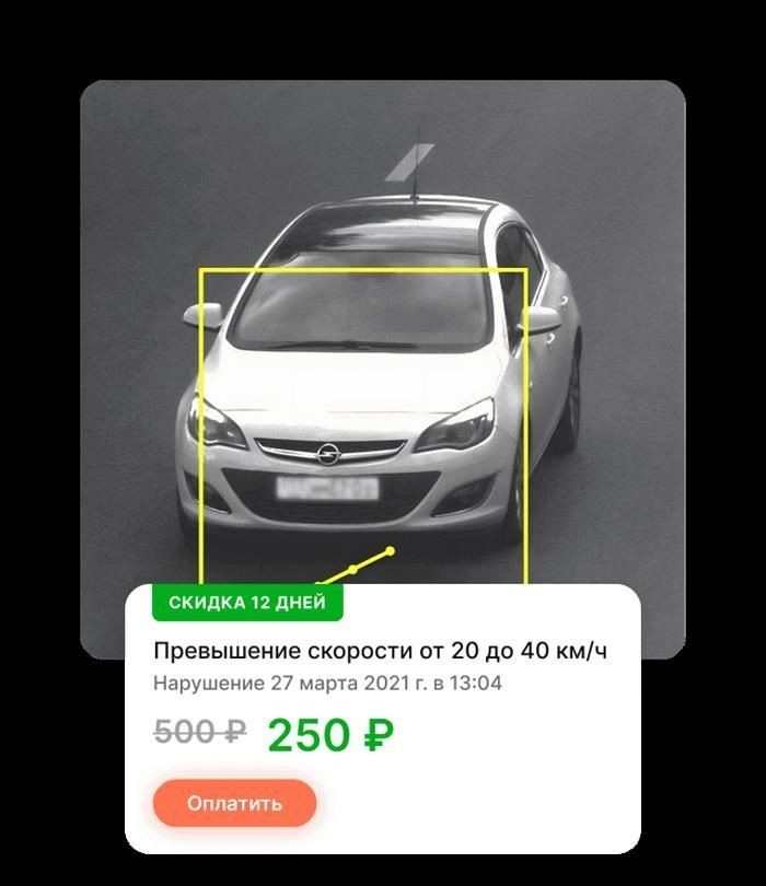Все данные о штрафе